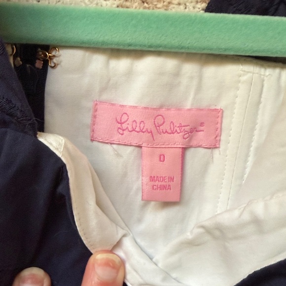 Lilly Pulitzer Navy Blue Mini Dress - Picture 3 of 7